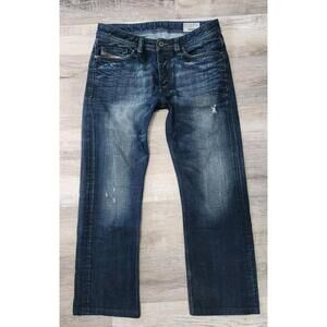 Mens Diesel Viker Jeans 30 X 30 Wash O88OF Regular Straight Button Fly